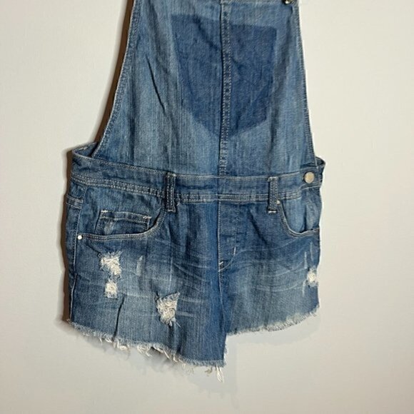 Blank NYC denim overall shorts - Picture 3 of 6